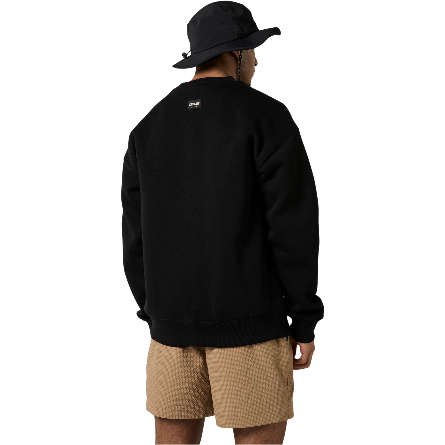 2026 Mystic Brand Crew Schweiß 35104.250135 - Black